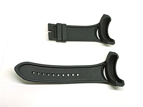 Fits/For Invicta S1 Rally 22434, 22435, 22436, 22437, 22438, 22439, 22440 - **mm Black Rubber Replacement Watch Band Strap Belt