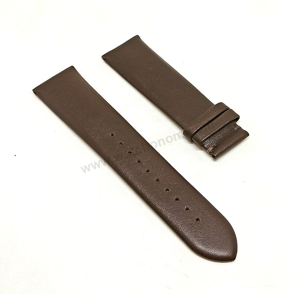 Fits/For Emporio Armani AR1932 , AR1936 , AR0387 , AR4657 Gianni XLarge- 22mm Brown Leather Replacement Watch Band Strap Belt