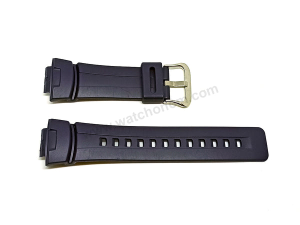 Genuine Casio G-Shock G-100 , G-2110 , G2310 , G-2400 - Authentic Replacement Navy Blue Rubber Watch Band Strap