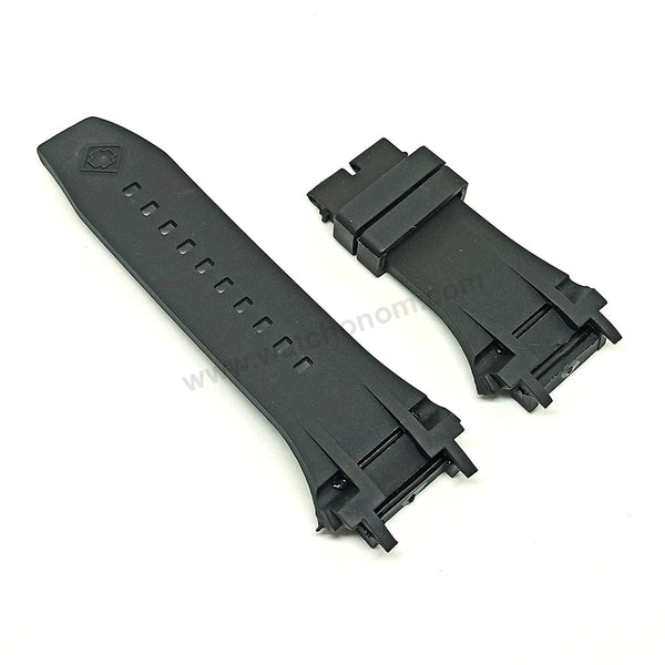 Fits/For Invicta Bolt Zeus Magnum 43111 , 43113 - 26mm Black Rubber Replacement Watch Band Strap Belt