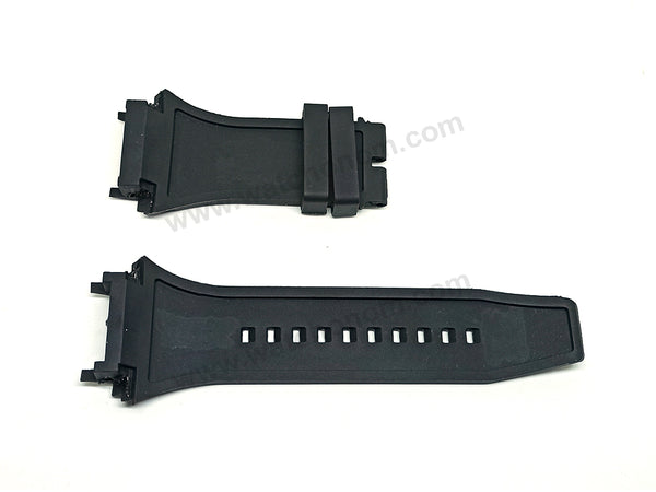 Fits/For Invicta Bolt Zeus Magnum 31836 , 31837 - 26mm Black Rubber Replacement Watch Band Strap Belt