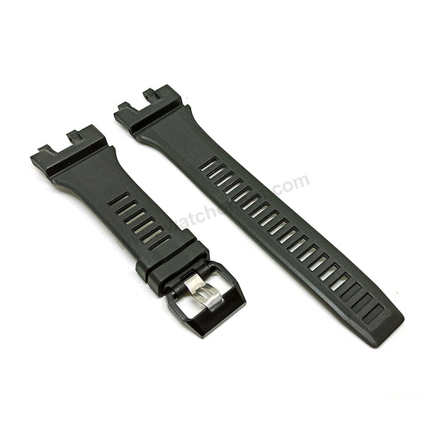 Fits/For Casio G-Shock GBA-900 , GBA-900CB , GBA-900SM , GBA-900UU G-Squad - Black Rubber Replacement Watch Strap Band Belt