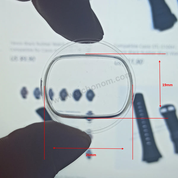 Fits/For Seiko 5606-5010 , 5606-5011 , 5606-5019 , 5606-5020 , 5606-5021 - Plastic (Acrylic) SA0W02AN Replacement Watch Glass Crystals