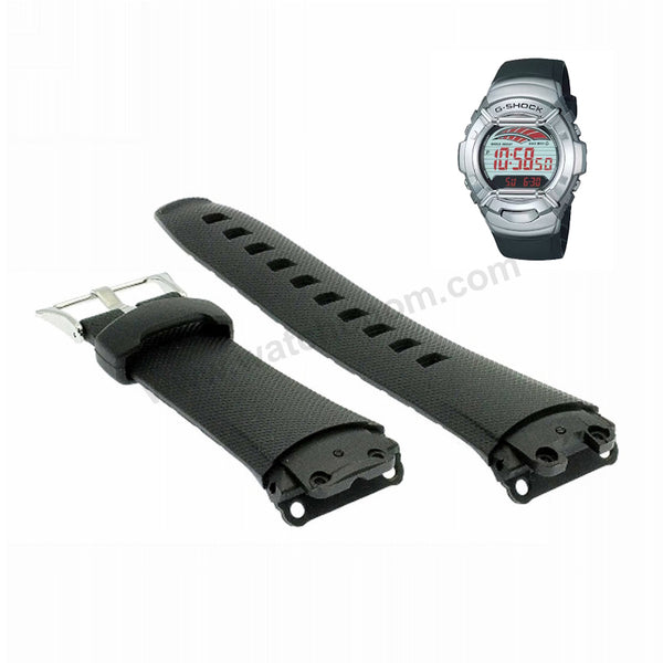 Genuine Casio G-Shock G-3300 - Authentic Replacement Black Rubber Watch Band Strap
