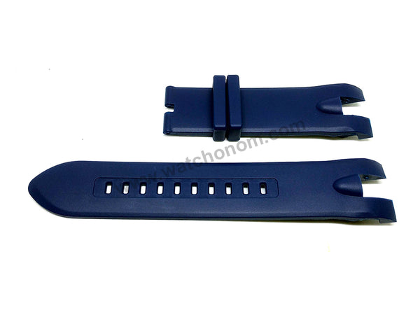 Fits/ For Invicta Pro Diver 17809 , 17810 , 18028 - 26mm Blue Rubber Replacement Watch Band Strap