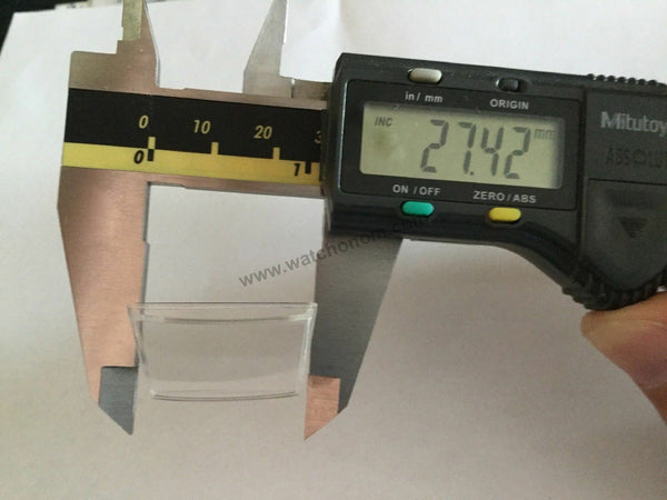 Plastic (Acrylic) Watch Glass Crystals Comp. For Vintage Square Zenith Kennedy