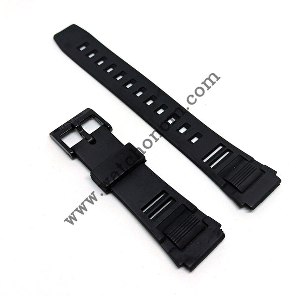 Casio 19mm Rubber Watch Band Strap AW-44 AW-44Q DB-150 DB-81