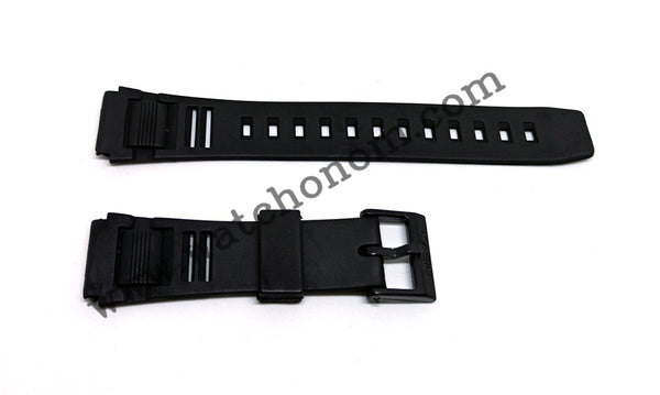 Casio 19mm Rubber Watch Band Strap AW-44 AW-44Q DB-150 DB-81