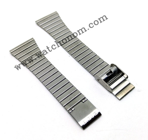 Casio DataBank 22mm Steinless Steel Watch Band Strap DBC-1500 B DBC-300