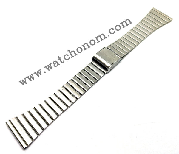 Casio DataBank 22mm Steinless Steel Watch Band Strap DBC-1500 B DBC-300