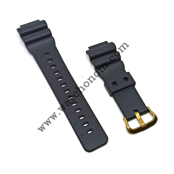 Casio G-Shock Frogman DW-6300 - Watch Band Strap 19mm Black Rubber NOS Original