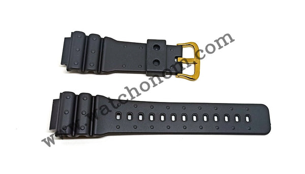 Casio G-Shock Frogman DW-6300 - Watch Band Strap 19mm Black Rubber NOS Original