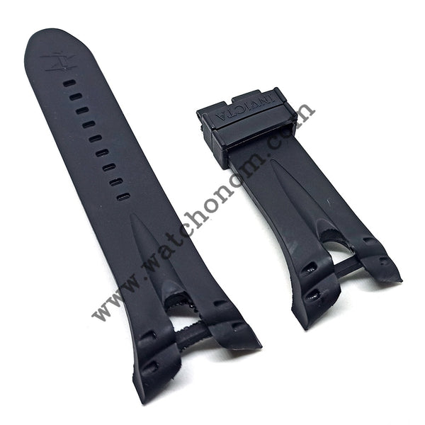 Invicta Reserve Venom 2 II 11708 11707 34mm Black Rubber Watch Band Strap