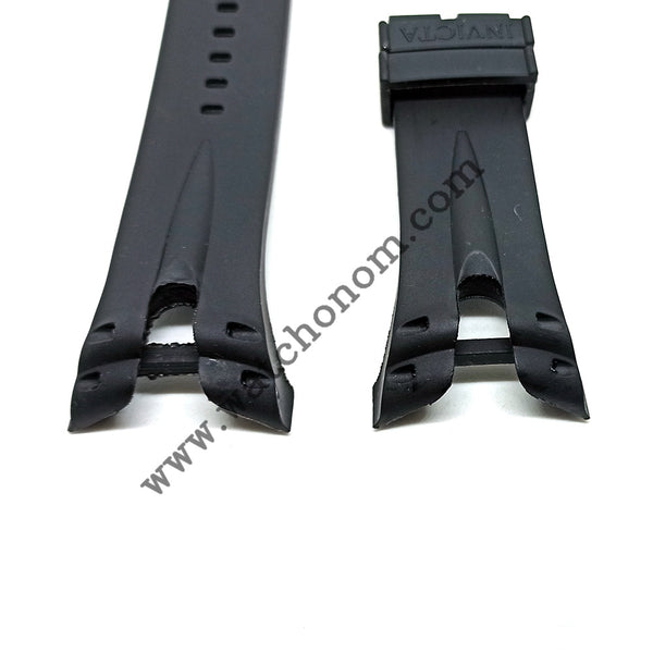 Invicta Reserve Venom 2 II 11708 11707 34mm Black Rubber Watch Band Strap