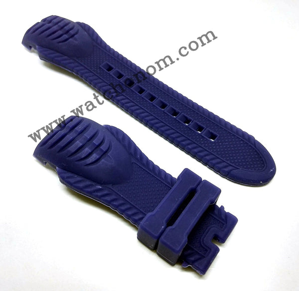 Invicta Venom 20397 20402 26245 26mm Blue Rubber Watch Band Strap