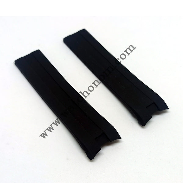 Tissot 21mm Black Rubber Watch Strap Band PRS 330 T076417 T610030240