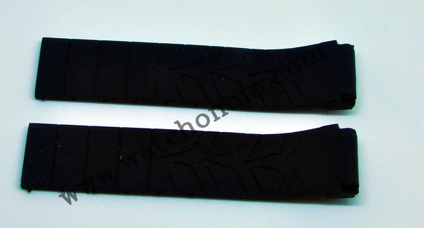 Tissot T-Race 21mm Black Rubber Watch Strap Band