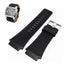 Fits/For Diesel DZ1131 Cliffhanger Big - Black Genuine Leather Replacement Watch Strap Band Belt