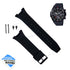 Authentic Casio EQS-800CPB-1AV Edifice - Black Replacement Rubber Watch Band Strap Belt