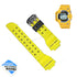 Authentic Casio G-Shock GF-8250-9 Frogman - Yellow Replacement Rubber Watch Band Strap Belt