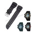 Fits/For Casio G-Shock DW-9900 , DW-9950 Titanium Frogman - Replacement Black Rubber Watch Band Strap
