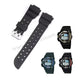 Fits/For Casio G-Shock DW-9900 , DW-9950 Titanium Frogman - Replacement Black Rubber Watch Band Strap