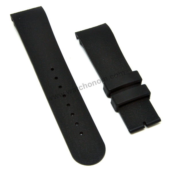 Compatible Calvin Klein CK K2241104 , K2241126 , K2241161 , K2246126 , K2246161 , K2247229  22mm Black Rubber Replacement Watch Band Strap
