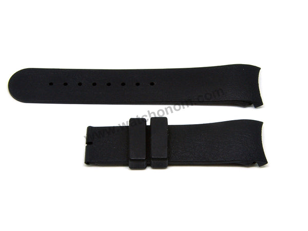 Compatible Calvin Klein CK K22176 , K22211 , K22271 , K22471  22mm Black Rubber Replacement Watch Band Strap