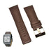 Fits/For Diesel DZ1231 - 28mm Brown Genuine Leather Replacement Watch Strap Band Belt