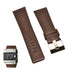 Fits/For Diesel DZ7120 Digital - 28mm Brown Genuine Leather Replacement Watch Strap Band Belt