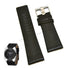 Fits/For Diesel DZ1149 - 28mm Black Genuine Leather Replacement Watch Strap Band Belt