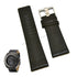 Fits/For Diesel DZ1241 - 28mm Black Genuine Leather Replacement Watch Strap Band Belt