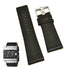 Fits/For Diesel DZ7119 Digital - 28mm Black Genuine Leather Replacement Watch Strap Band Belt