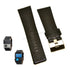 Fits/For Diesel DZ7137 , DZ7138 Digital - 28mm Black Genuine Leather Replacement Watch Strap Band Belt
