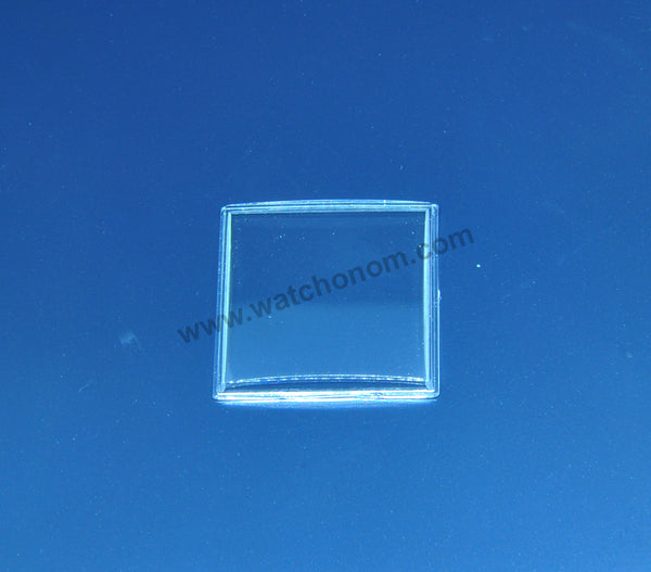 Plastic (Acrylic) Watch Glass Crystals Comp. For Vintage Square Zenith Kennedy