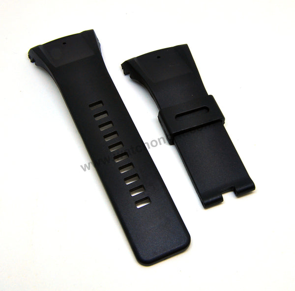 Diesel DZ4165 , DZ4183 , DZ4184 , DZ4188 , DZ4196 Compatible with  - 34mm Black Rubber Watch Strap Band