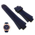 Fits/For Michael Kors MK8081 , MK8295 Dylan - 13mm Navy Blue Rubber Replacement Watch Band Strap Belt