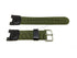Fits/For Casio SGW-100B-3A Outgear - Black Nylon Textile Knit Replacement Watch Band / Strap Belt