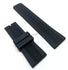 Burberry Endurance BU7700 , BU7701 , BU7704 , BU7705 - 24mm Black Rubber Silicone Watch Band Strap