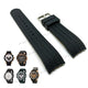 Fits/For TW Steel TW88 , TW89 , TW90 , TW91 , TW93 Grandeur Tech - 22mm Black Rubber Replacement Watch Band Strap Belt