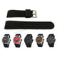 Fits/For TW Steel TW120 , TW124 , TW128 , TW130 , TW132 , TW134 Grandeur Tech - 22mm Black Rubber Replacement Watch Band Strap Belt
