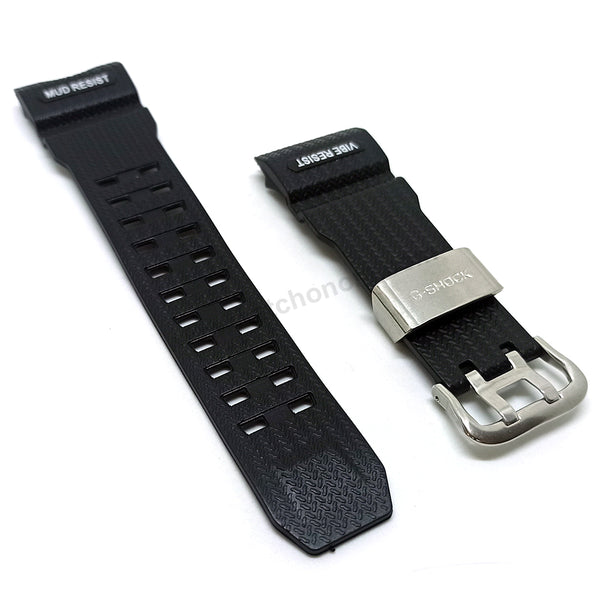 Fits/For Casio G-Shock GWG-1000 , GWG-1000GB Master of G - Black Rubber Replacement Watch Strap Band Belt