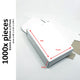 6.1x9x2.7cm (2.40"x3.54"x1.06") - White Paper Box Gift Small Sized Items Packaging Card Deck , Tie and Handkerchief