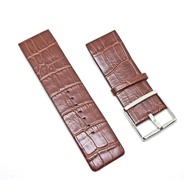 Fits/For Calvin Klein K96111 - 29mm Brown Leather Replacement Watch Band Strap Belt