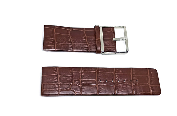 Fits/For Calvin Klein K96111 - 29mm Brown Leather Replacement Watch Band Strap Belt