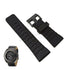 Fits/For Diesel DZ1241 - Soft Silicone Black Silicone/Rubber Replacement Watch Band Strap