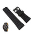 Fits/For Diesel DZ1300 - Soft Silicone Black Silicone/Rubber Replacement Watch Band Strap