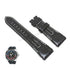 Fits/For Seiko Velatura Kinetic GMT SUN013P1 , 5M65-0AD0 - 26mm Black Genuine Leather Replacement Watch Band Strap