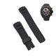 Seiko Velatura 7T84-0AE0 - SPC149P1 - 22mm Black Silicone Replacement Watch Band Strap