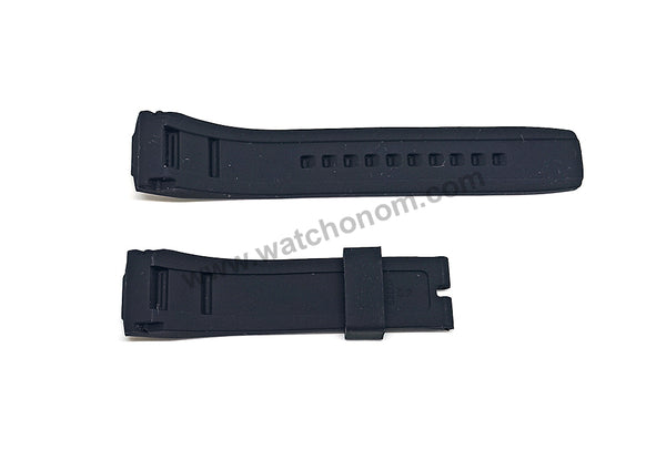 Seiko Velatura 5D44-0AH0 - SRH019P1 , SRH020P1 , SRH017P2 -- 22mm Black Rubber Watch Band Strap
